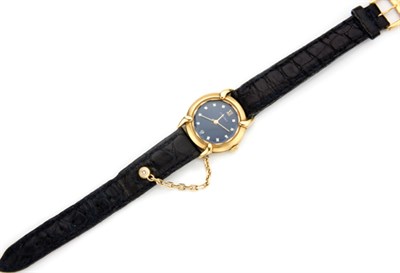 Lot 11 - Gold and Diamond Wristwatch, Chaumet
