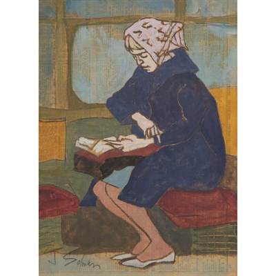 Lot 8 - Joseph Solman American, 1909-2008 Woman...