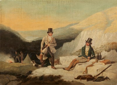 Lot 113 - English School 19th Century The Hunting Party...