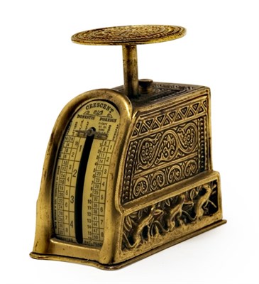 Lot 1498 - Tiffany Studios Gilt-Bronze Postage Scale In...