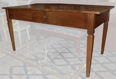 Lot 177 - Continental Fruitwood Harvest Table Height 20...