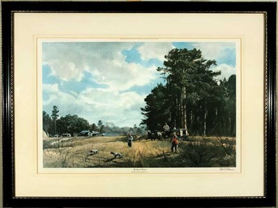 Lot 3124A - Ogden Pleissner THE QUAIL HUNTERS Color offset...
