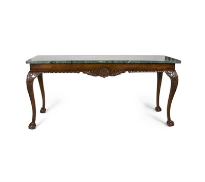 Lot 3209 - George III Style Marble Top Mahogany Console...