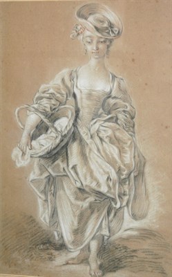 Lot 11 - Manner of Francois Boucher Lady Carrying a...