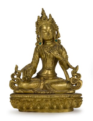 Lot 23 - Nepalese Gilt-Bronze Figure of Sitatara 18th...