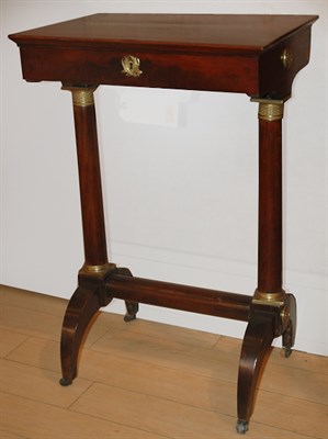 Lot 369 - Empire Style Gilt-Metal Mounted Mahogany...