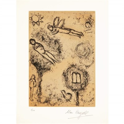 Lot 274 - Marc Chagall UNTITLED (C. BOOKS 109) Etching...