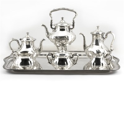 Lot 133 - Gorham Sterling Silver Coffee and Tea Service...