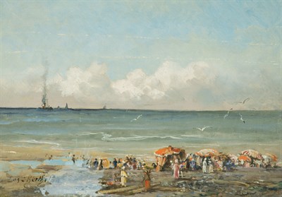 Lot 1048 - Eugene Berthelon French, 1829-1914 Sur la...