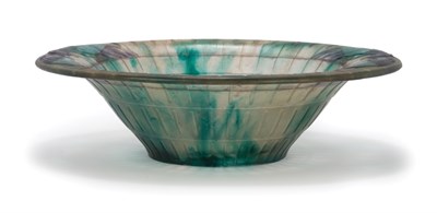 Lot 1609 - G. Argy-Rousseau Pate de Cristal Console Bowl...