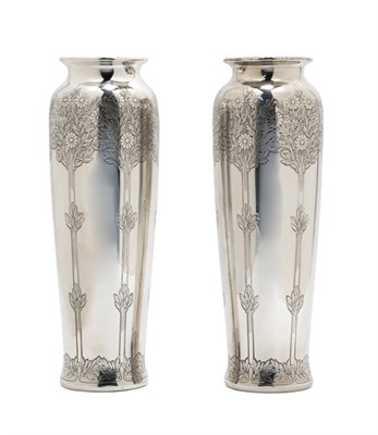Lot 1186 - Pair of Tiffany & Co. Makers Sterling Silver...