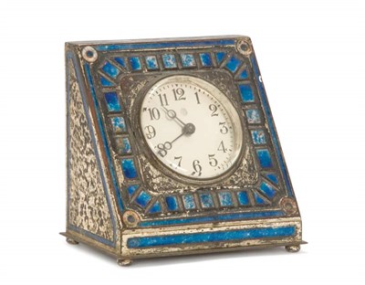Lot 1511 - Tiffany Furnaces Enameled and Silvered Metal...
