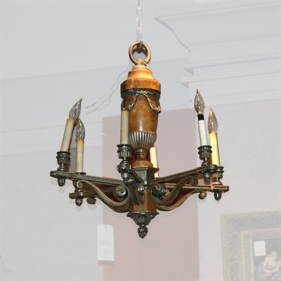 Lot 246 - Louis XVI Style Silvered Bronze and Yellow...