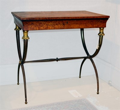 Lot 1359 - Empire Style Amboyna and Gilt and...