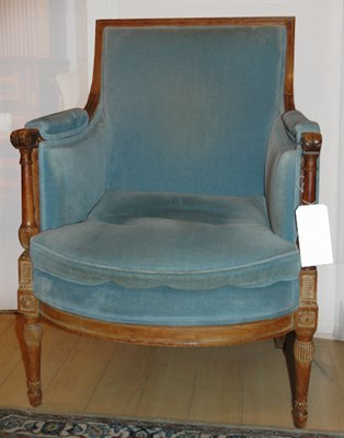 Lot 160 - Louis XVI Style Fruitwood Bergere