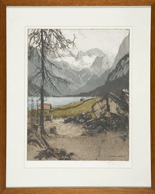 Lot 103 - Josef Eidenberger GOSAUSEE MIT DACHSTEIN Color...