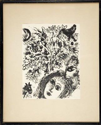 Lot 3122 - Marc Chagall COUPLE BESIDE TREE (MOURLOT 292)...