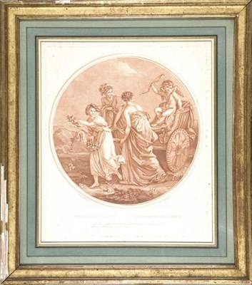 Lot 79 - After Angelica Kauffman THE TRIUMPH OF LOVE...