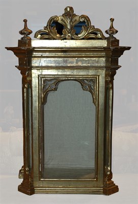 Lot 144 - Continental Gilt-Wood Hanging Vitrine Height...
