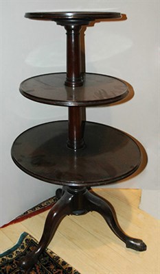 Lot 163 - George II Mahogany Dumbwaiter Mid 18th century...