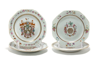 Lot 172 - Pair of Chinese Export Porcelain Plates...