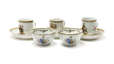 Lot 173 - Group of Chinese Export Armorial Porcelain...