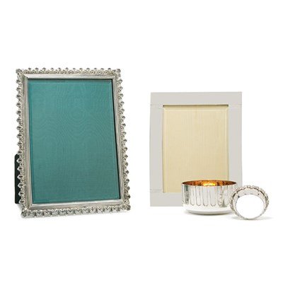 Lot 134 - Bulgari Wine Coaster, Photograph Frame and...