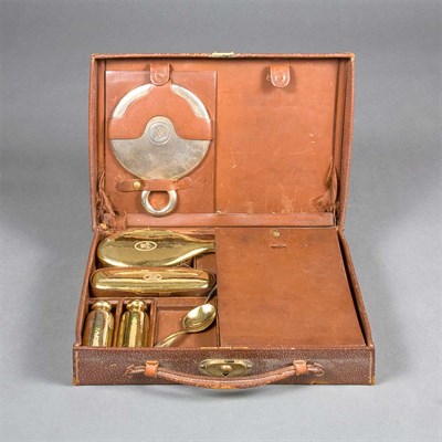 Lot 358 - Tiffany Silver Gilt Dresser Set Total...
