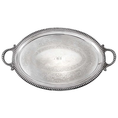 Lot 160 - Bailey & Co. Sterling Silver Tray Philadelphia,...