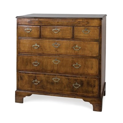 Lot 504 - George II Walnut Chest of Drawers Height 40...