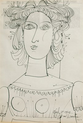 Lot 13 - Byron Browne American, 1907-1961 Untitled...