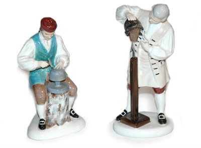 Lot 3616 - Two Royal Doulton Porcelain Figures Wigmaker...
