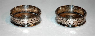 Lot 3542 - Pair of George III Style Silver Plated Wine...