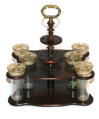 Lot 3674 - Victorian Style Mahogany and Glass Table Top...