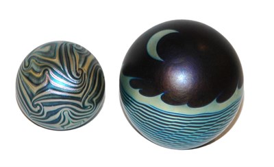 Lot 3643 - Two Art Glass Paperweights; Together with an...