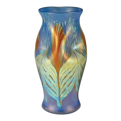 Lot 586 - Unsigned Loetz Glass Vase Circa 1900 Of...