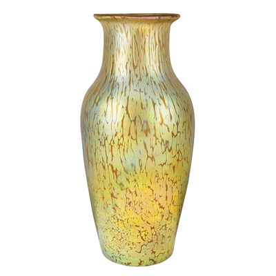 Lot 582 - Loetz Glass Vase Circa 1900 Of ovoid form,...
