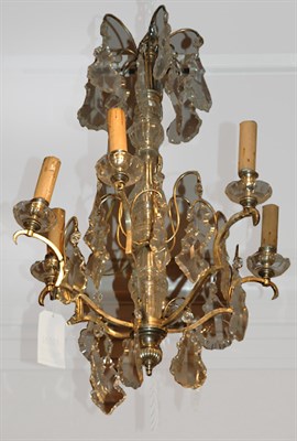 Lot 382 - Neoclassical Style Gilt-Metal and Glass...