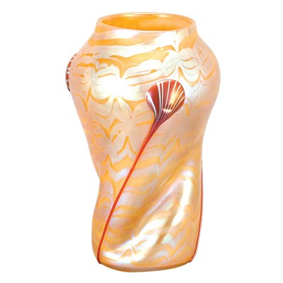 Lot 425 - Loetz Applied Glass Phanomen Vase Circa 1900...