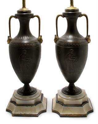 Lot 1093 - Pair of Neoclassical Style Gilt and...
