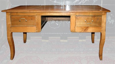 Lot 510 - Provincial Louis XV Style Fruitwood Desk...