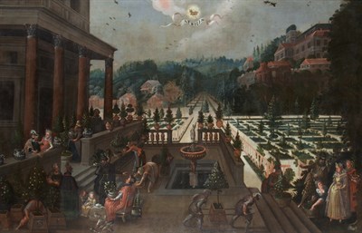 Lot 34 - Attributed to Louis de Caullery Allegory of...