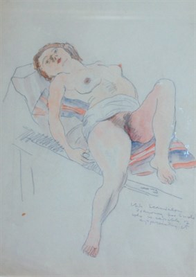 Lot 59 - Raphael Soyer American, 1899-1987 Reclining...