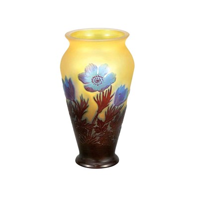 Lot 441 - Galle Acid Etched Cameo Glass Vase Circa 1900...