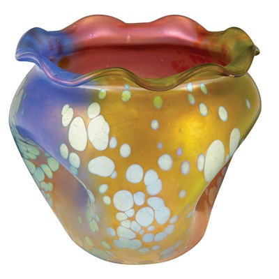 Lot 601 - Loetz Tricolor Glass Vase Circa 1900 Of...