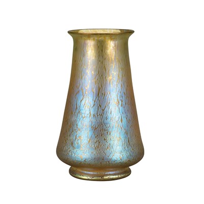 Lot 422 - Loetz Glass Vase Circa 1900 Of tapering...