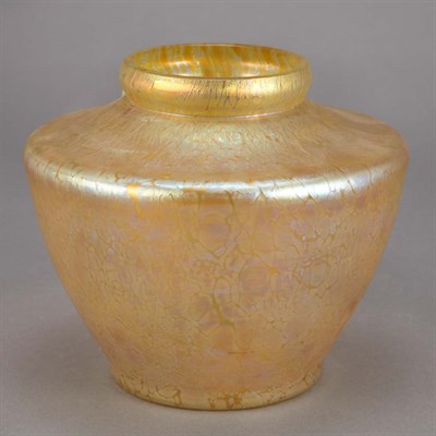 Lot 599 - Loetz Glass Vase Circa 1900 Of tapering...