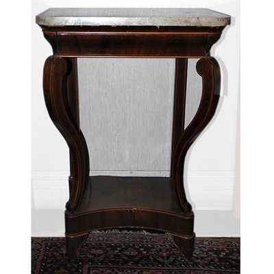 Lot 560 - Charles X Rosewood Console Height 34 inches,...