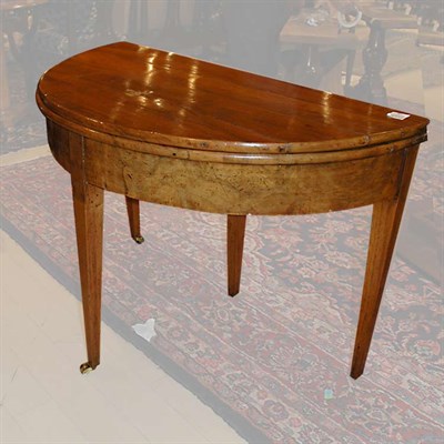 Lot 487 - Directoire Walnut Games Table Height 29 3/4...