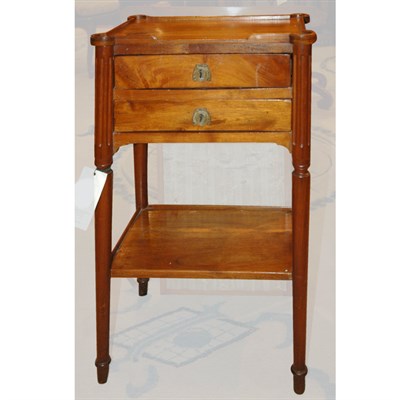 Lot 343 - Provincial Louis XVI Walnut Side Table The...